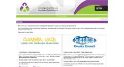Desktop Screenshot of cumbrialscb.safeguardingchildrenea.co.uk