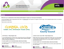 Tablet Screenshot of cumbrialscb.safeguardingchildrenea.co.uk